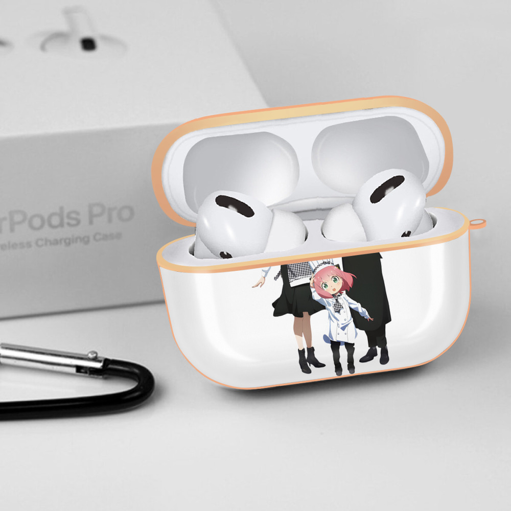 SPY×FAMILY间谍家家酒 【AirPods Pro用】ハードシェル保護ケース｜耐衝撃・防指紋・カラビナ付き商品仕様