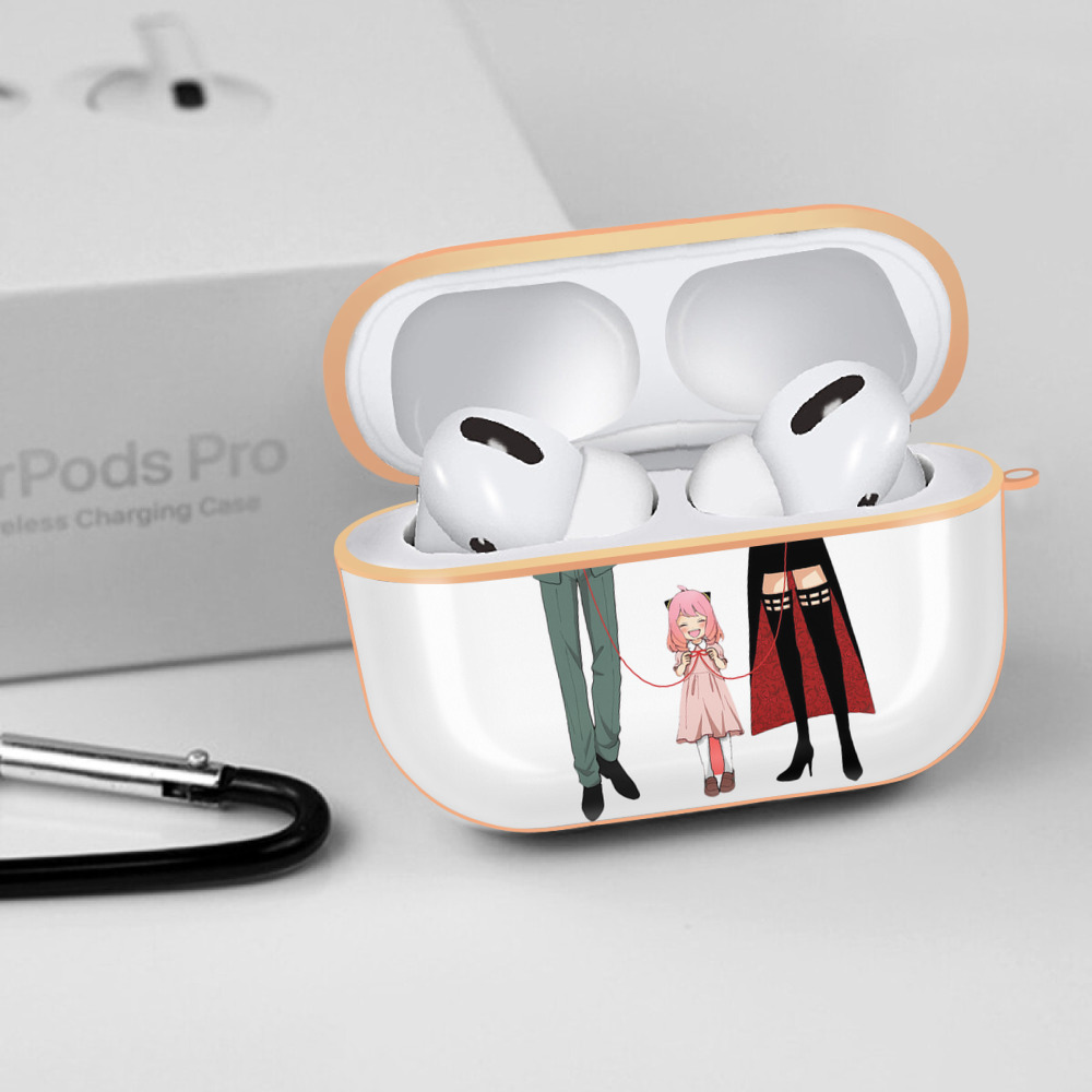SPY×FAMILY间谍家家酒 【AirPods Pro用】ハードシェル保護ケース｜耐衝撃・防指紋・カラビナ付き商品仕様