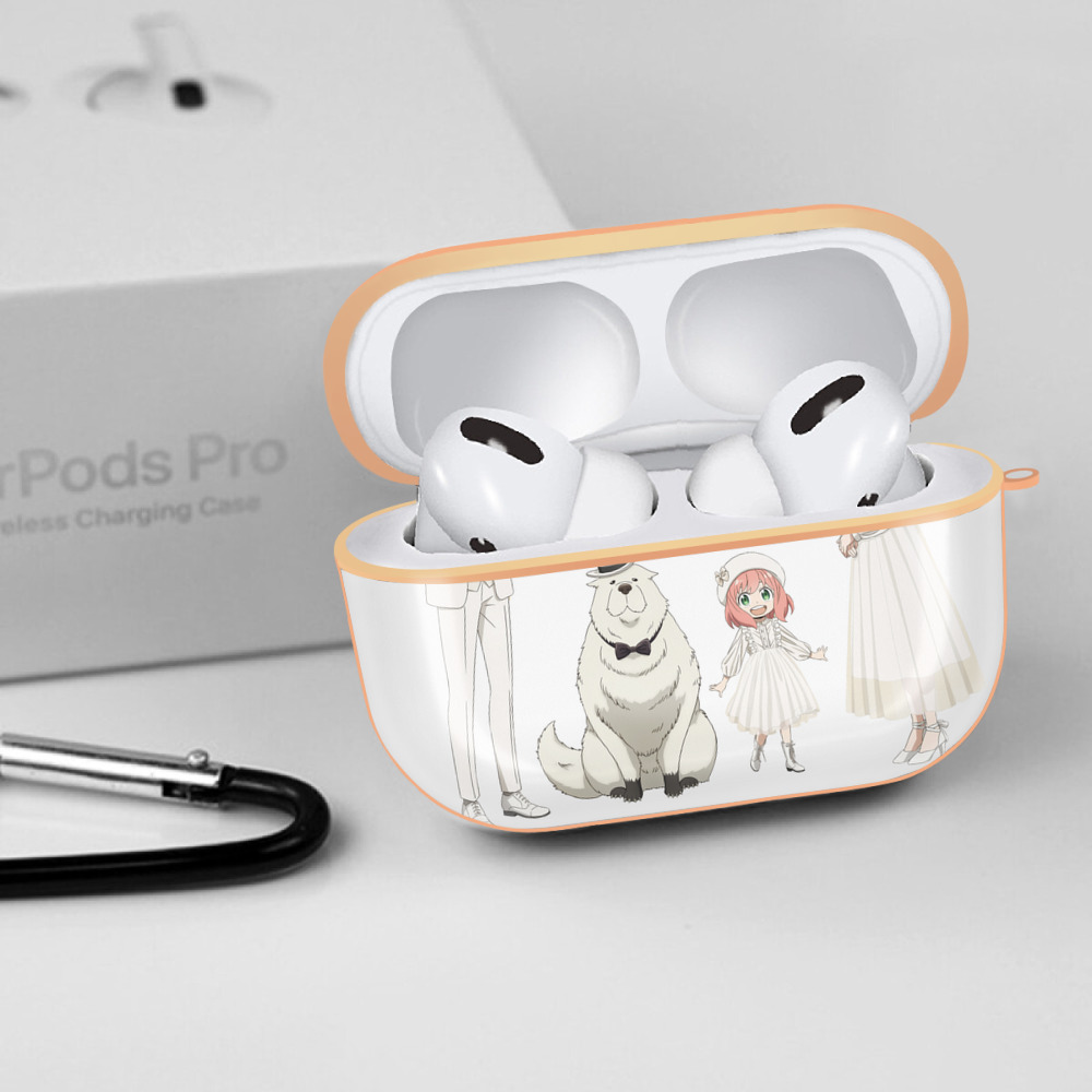 SPY×FAMILY间谍家家酒 【AirPods Pro用】ハードシェル保護ケース｜耐衝撃・防指紋・カラビナ付き商品仕様
