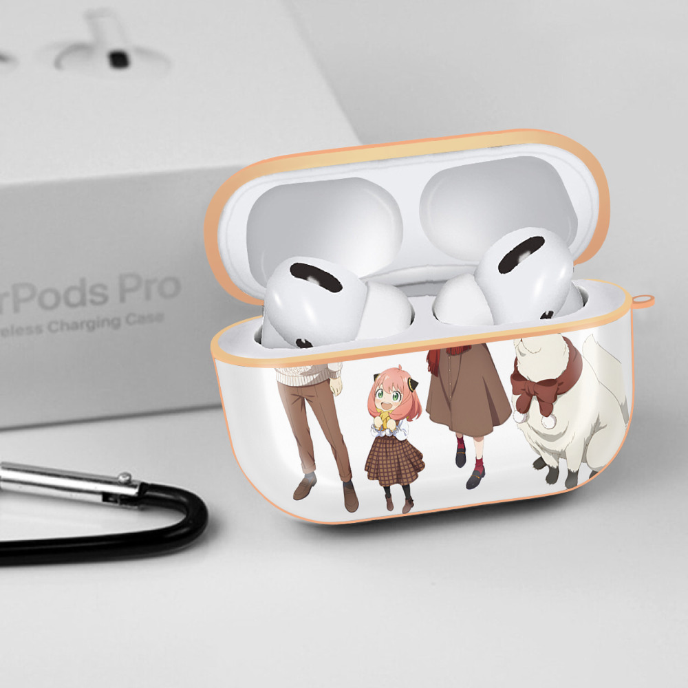 SPY×FAMILY间谍家家酒 【AirPods Pro用】ハードシェル保護ケース｜耐衝撃・防指紋・カラビナ付き商品仕様
