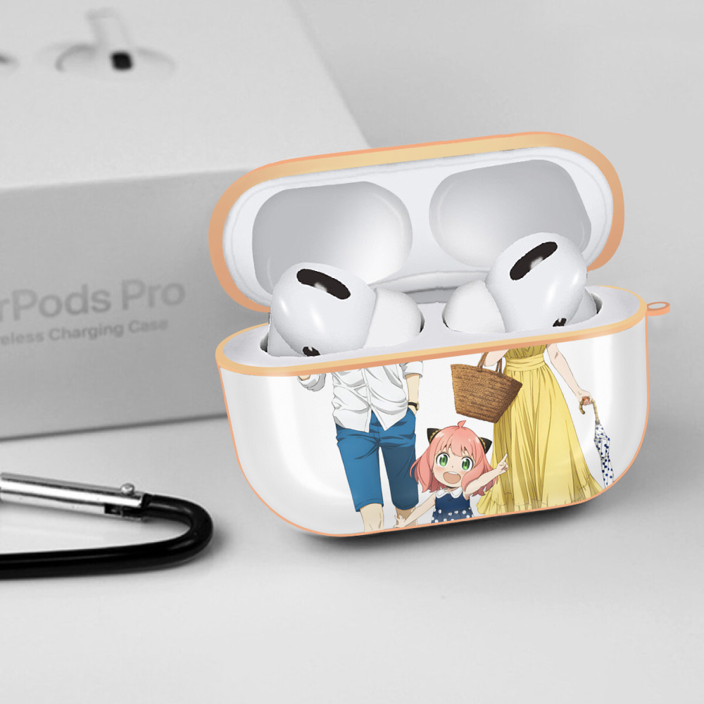 SPY×FAMILY间谍家家酒 【AirPods Pro用】ハードシェル保護ケース｜耐衝撃・防指紋・カラビナ付き商品仕様