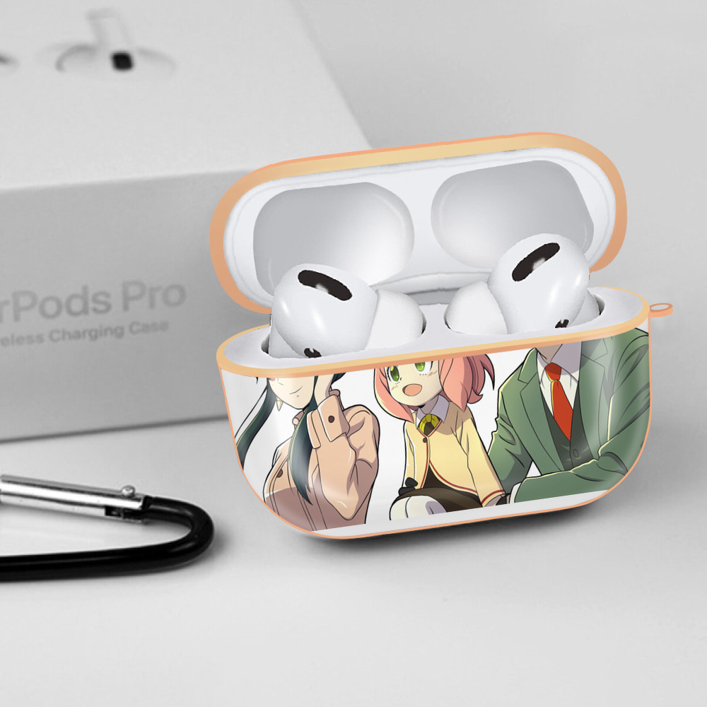 SPY×FAMILY间谍家家酒 【AirPods Pro用】ハードシェル保護ケース｜耐衝撃・防指紋・カラビナ付き商品仕様