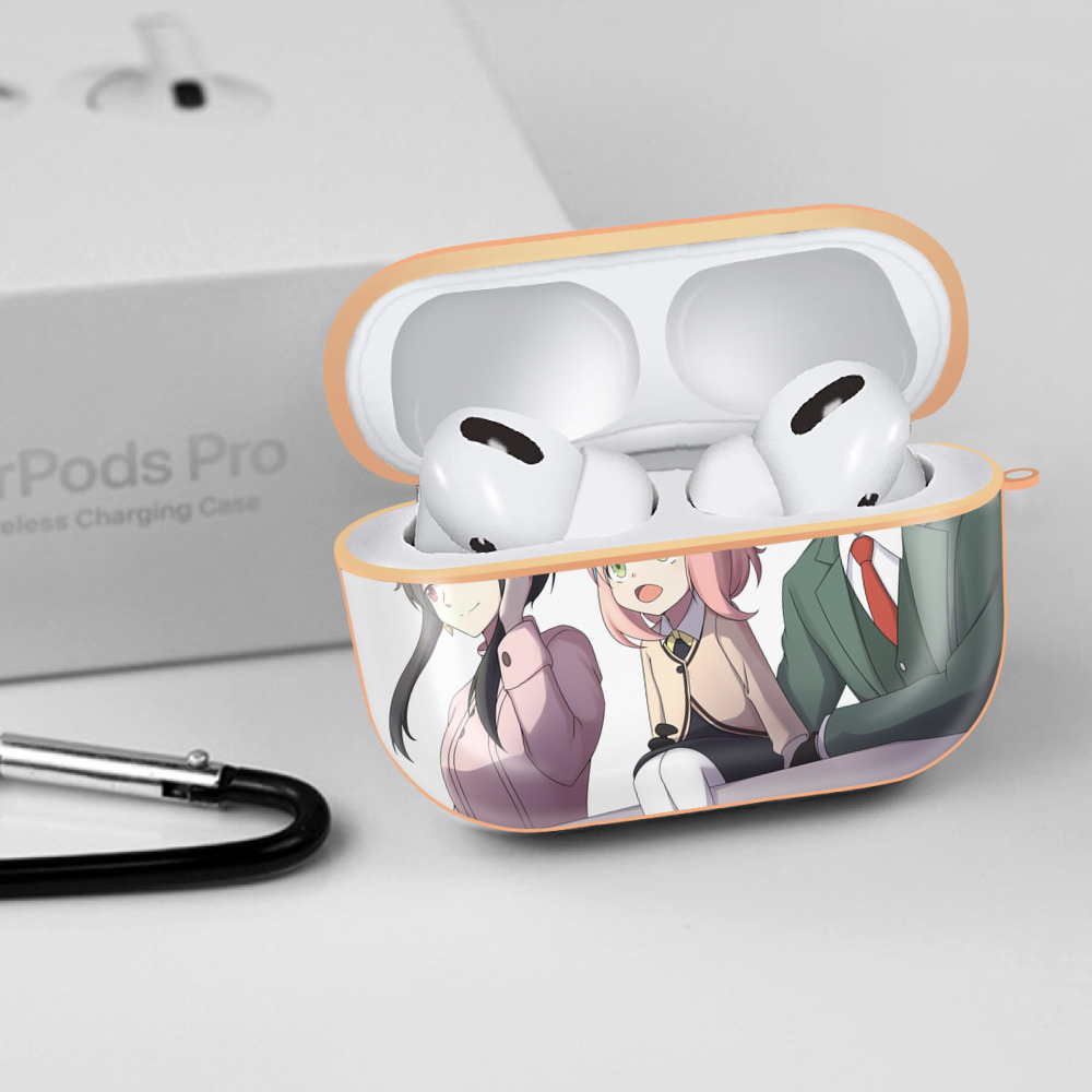 SPY×FAMILY间谍家家酒 【AirPods Pro用】ハードシェル保護ケース｜耐衝撃・防指紋・カラビナ付き商品仕様