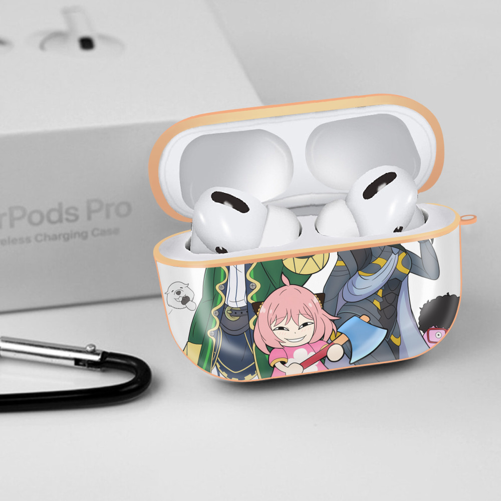 SPY×FAMILY间谍家家酒 【AirPods Pro用】ハードシェル保護ケース｜耐衝撃・防指紋・カラビナ付き商品仕様