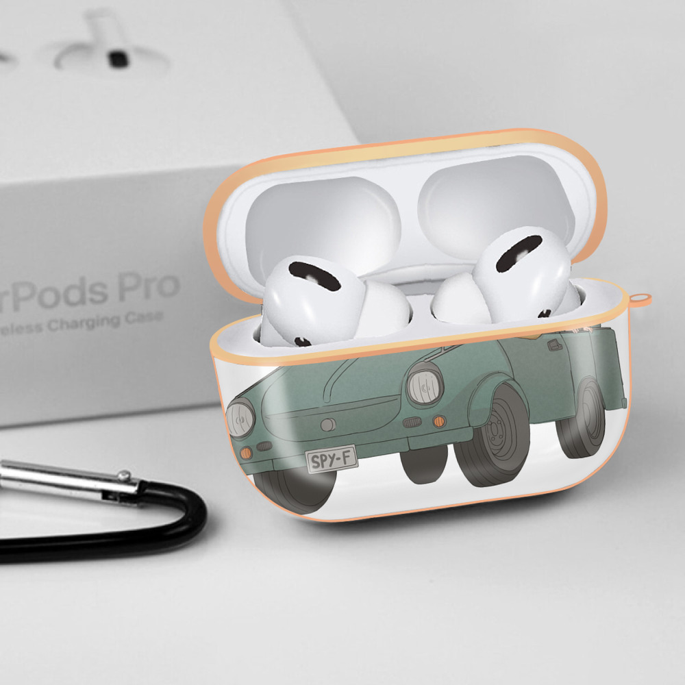 SPY×FAMILY间谍家家酒 【AirPods Pro用】ハードシェル保護ケース｜耐衝撃・防指紋・カラビナ付き商品仕様