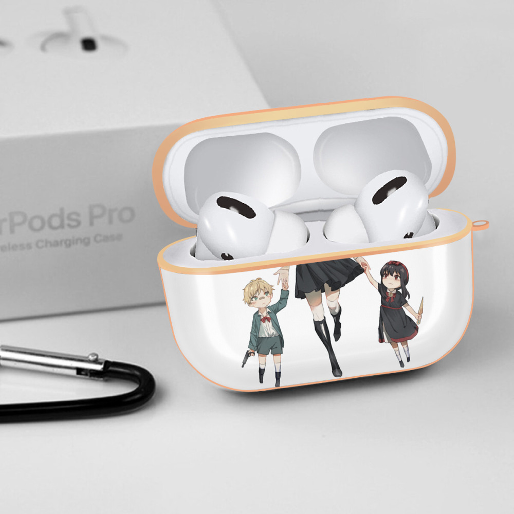 SPY×FAMILY间谍家家酒 【AirPods Pro用】ハードシェル保護ケース｜耐衝撃・防指紋・カラビナ付き商品仕様