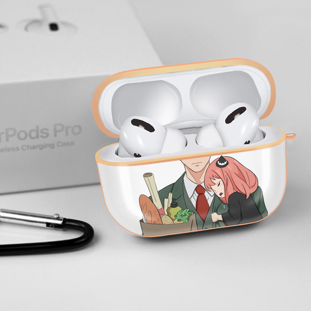 SPY×FAMILY间谍家家酒 【AirPods Pro用】ハードシェル保護ケース｜耐衝撃・防指紋・カラビナ付き商品仕様