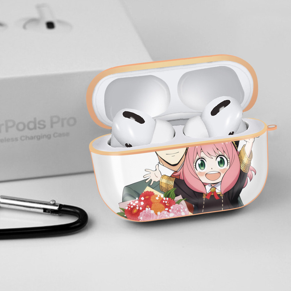 SPY×FAMILY间谍家家酒 【AirPods Pro用】ハードシェル保護ケース｜耐衝撃・防指紋・カラビナ付き商品仕様