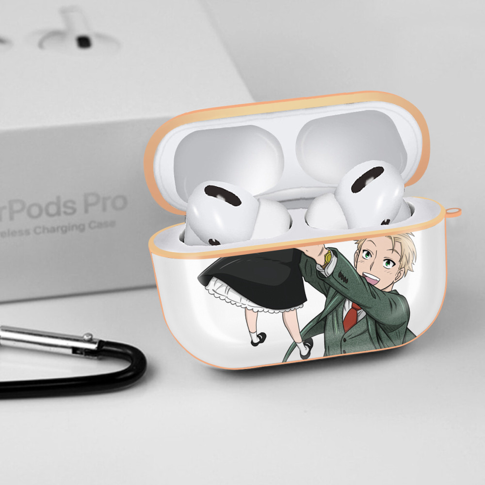 SPY×FAMILY间谍家家酒 【AirPods Pro用】ハードシェル保護ケース｜耐衝撃・防指紋・カラビナ付き商品仕様