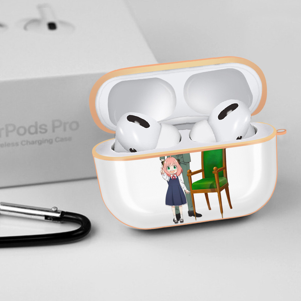 SPY×FAMILY间谍家家酒 【AirPods Pro用】ハードシェル保護ケース｜耐衝撃・防指紋・カラビナ付き商品仕様