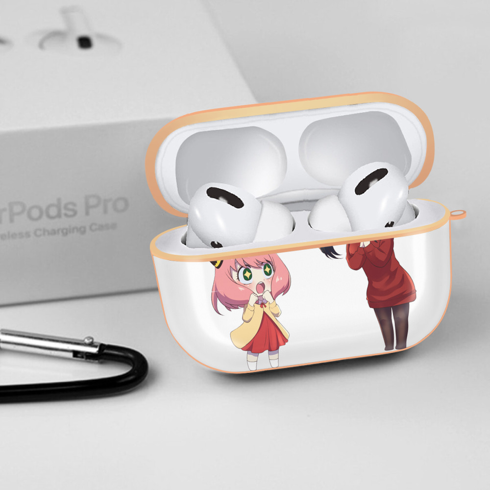 SPY×FAMILY间谍家家酒 【AirPods Pro用】ハードシェル保護ケース｜耐衝撃・防指紋・カラビナ付き商品仕様
